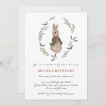 Storybook | Winter Bunny Baby Shower Invitation