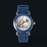 Storybook Woodland Babies Raccoon And Butterfly Watch<br><div class="desc">A adorable little raccoon meeting a butterfly.</div>