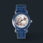 Storybook Woodland Babies Raccoon And Butterfly Watch<br><div class="desc">A adorable little raccoon meeting a butterfly.</div>
