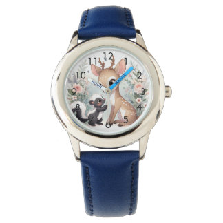 Storybook Woodland Babies Skunk And Deer Watch