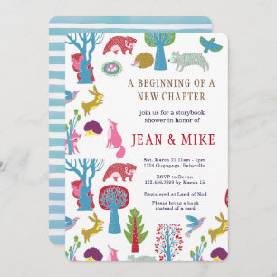 Storybook Woodland Baby Shower Invitation