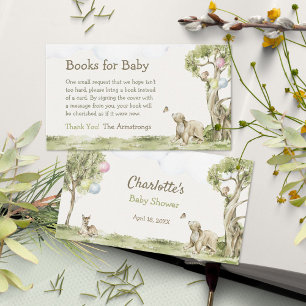 Storybook Woodland Bearly Wait Books for Baby Enclosure Card