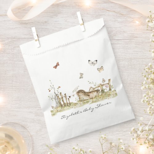Storybook  Woodland Forest Baby Shower Favor Bag