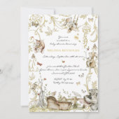 Storybook | Woodland Forest Baby Shower Invitation (Front)