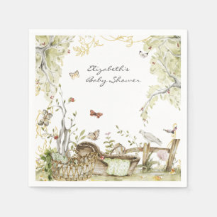 Storybook   Woodland Forest Baby Shower Napkins