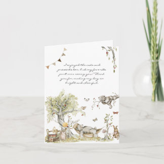 Storybook | Woodland Forest | Photo Thank You Card