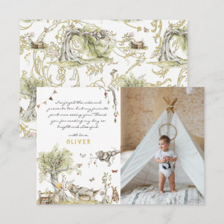 Storybook | Woodland Forest | Photo Thank You Card
