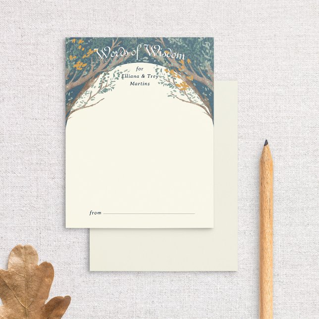 Storybook Woodland Friends Baby Shower Enclosure  Advice Card (Creator Uploaded)