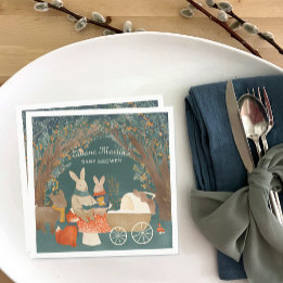 Storybook Woodland Friends Baby Shower Napkins
