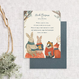 Storybook Woodland Friends Book Request Enclosure Card