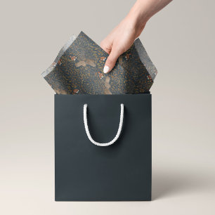 Storybook Woodland Friends Sleepy Squirrel Forest Tissue Paper