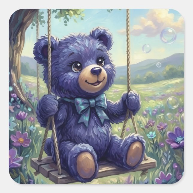 StoryBookCharm3 Square Sticker (Front)