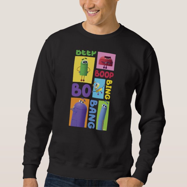 Storybots Character Box Up Sweatshirt (Front)