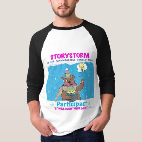 Storystorm 2024 Participant Raglan Tee