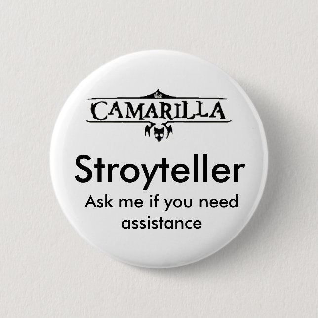 Storyteller Button (Front)