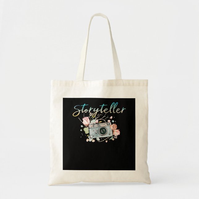 Storyteller Camera Photography Photographer Cool Tote Bag (Front)