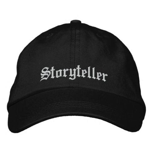 Storyteller Embroidered Baseball Hat