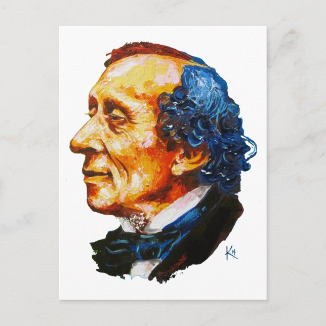 Storyteller - H. C. Andersen Postcard (Front)