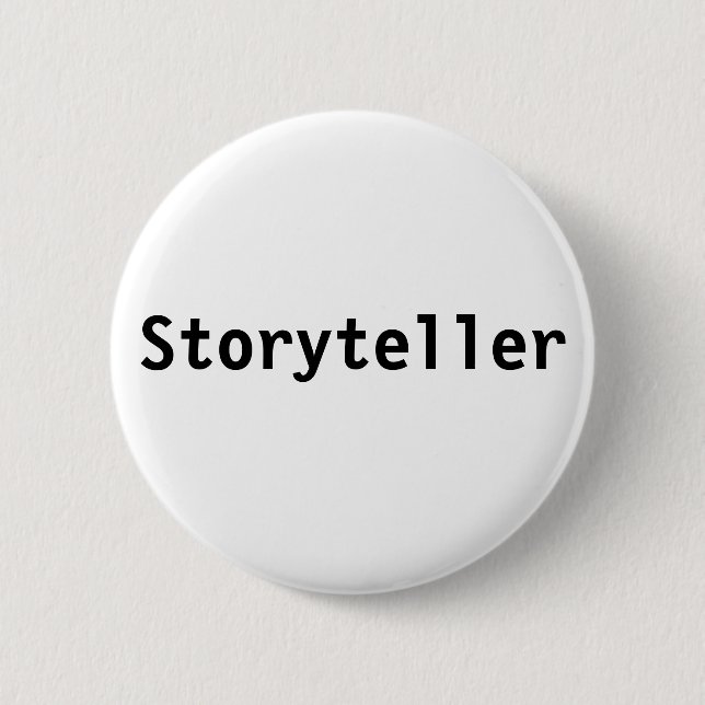 Storyteller Pinback Button (Front)