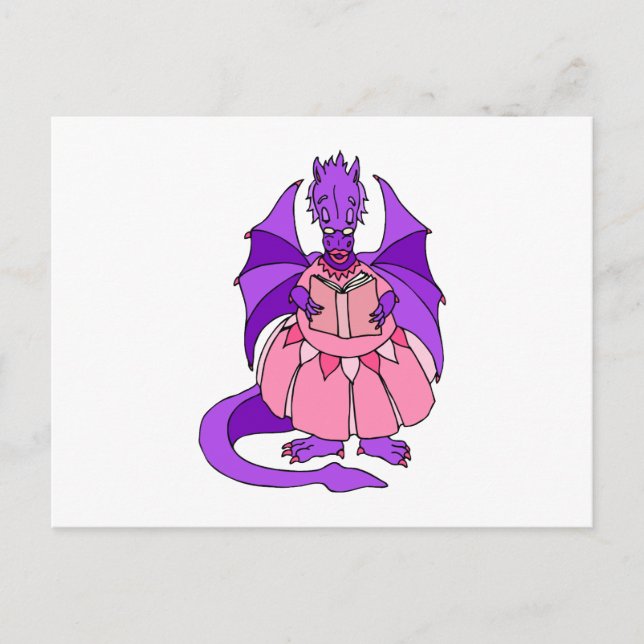 Storytime Dragon Postcard (Front)