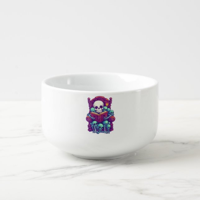 Storytime with Bones � Funny Bedtime Skeleton Soup Mug (Front)