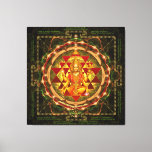 Stotram on Devi Lakshmi- Shri Yantra Canvas Print