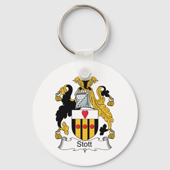 Stott Family Crest Keychain (Front)