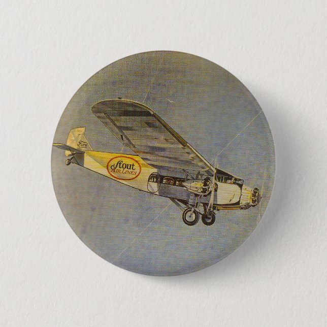 Stout Airlines Button (Front)