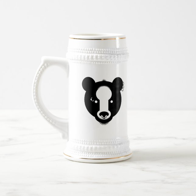 Stout Bear Beer Stein (Left)