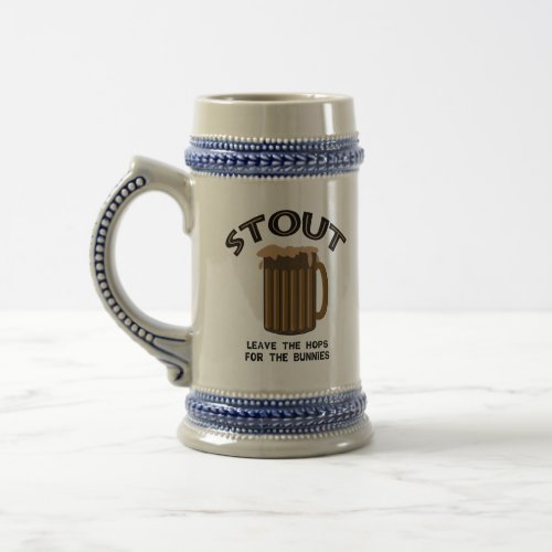 Stout  beer stein