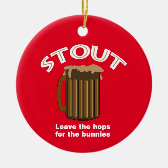 Stout  ceramic ornament (Front)