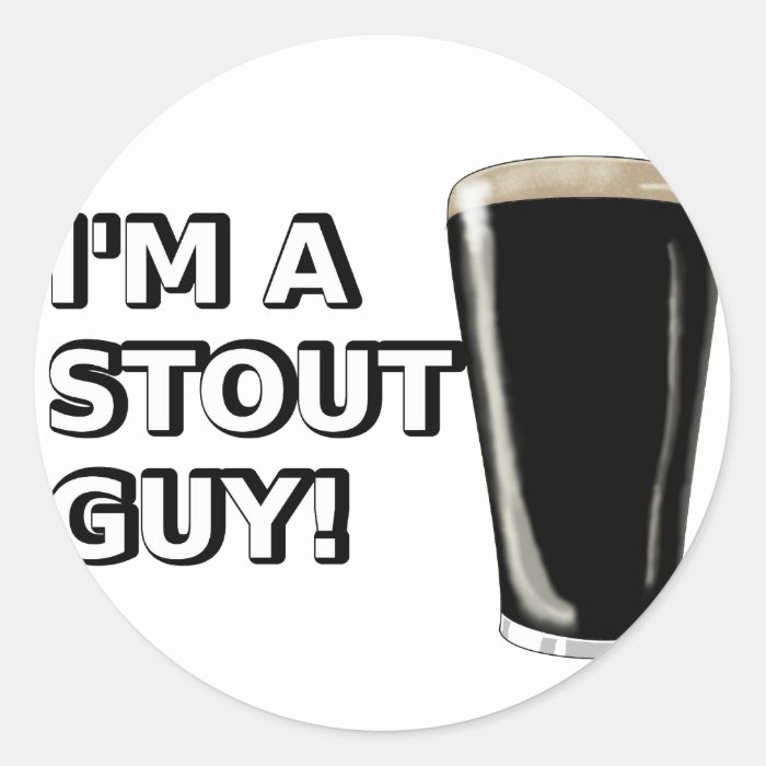 Stout Guy Image Stickers