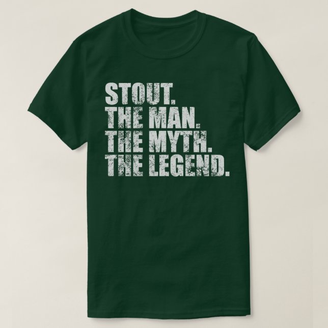 StoutStout Family name Stout last Name Stout Surna T-Shirt (Design Front)