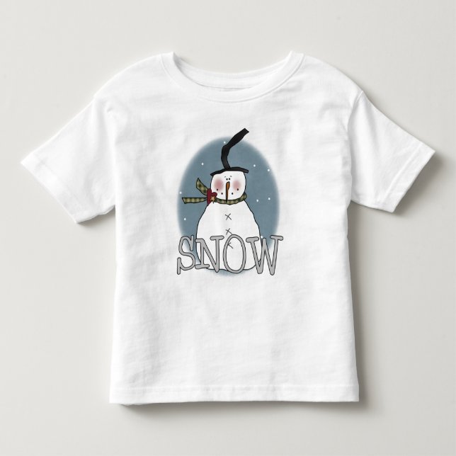 Stovepipe Hat Snowman T-shirts and Gifts (Front)