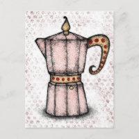 Stovetop Espresso Maker Postcard