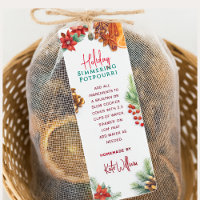 Stovetop Holiday Simmering Potpourri Tags