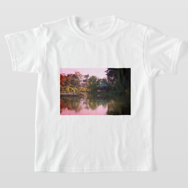 Stow Lake, San Francisco, USA #9 T-shirt (Laydown)