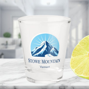 Stowe Mountain Vermont Ski resort shot glass