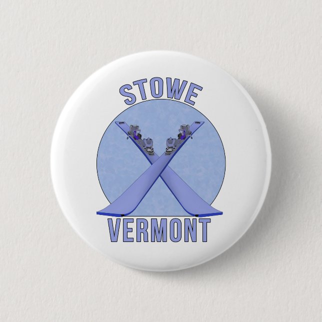 Stowe, Vermont Button (Front)