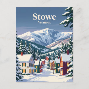 Stowe, Vermont, USA Postcard