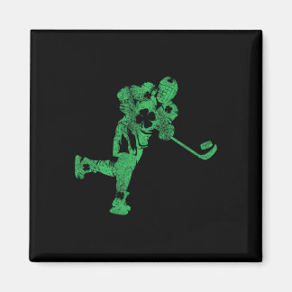 Stpatrick's Day Hockey Irish Boys Saint Paddy's Sh Magnet