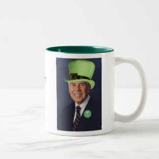 stpattydick, There once was a man named CheneyW... Two-Tone Coffee Mug