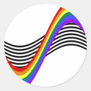 STR8 Allies Wave Classic Round Sticker