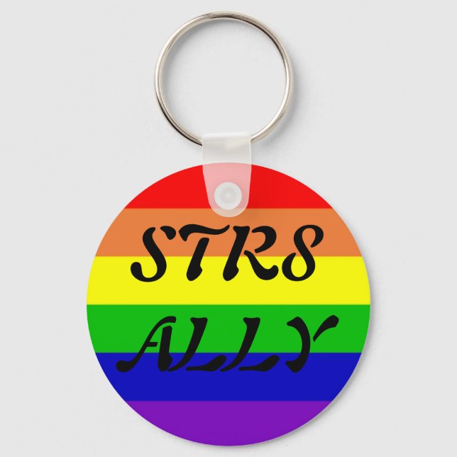 STR8 ALLY KEYCHAIN (Front)