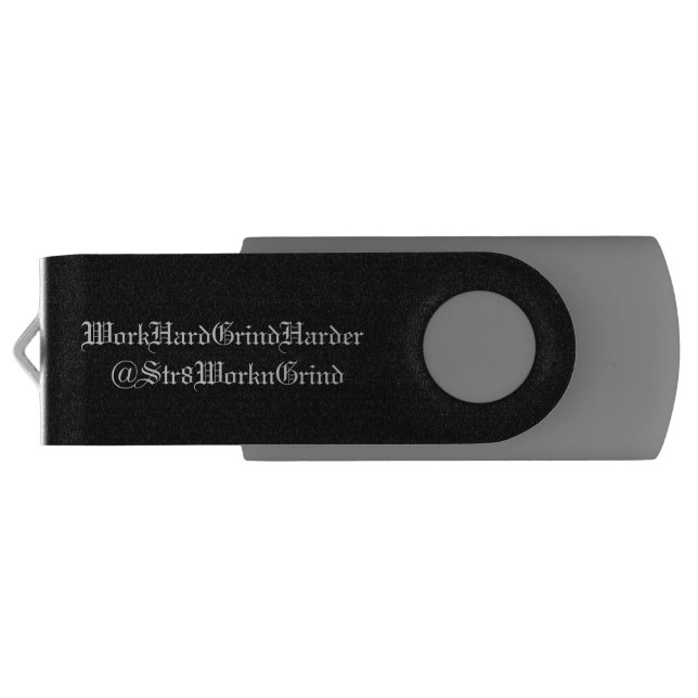 Str8WorkNGrind USB 2.0 Flash Drive (Back)
