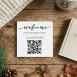 STR Guide QR Code Information WIFI Rental   Magnet<br><div class="desc">This design was created though digital art. It may be personalized in the area provided by changing the photo and/or text. Or it can be customized by choosing the click to customize further option and delete or change the color the background, add text, change the text color or style, or...</div>