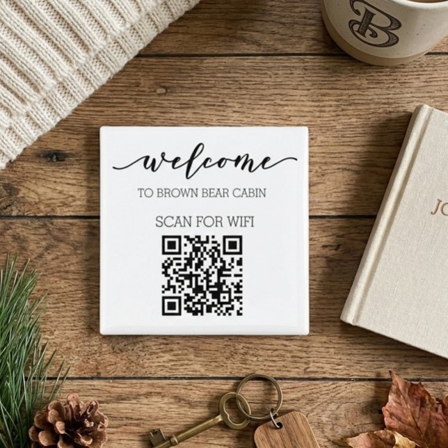 STR Guide QR Code Information WIFI Rental   Magnet (Creator Uploaded)