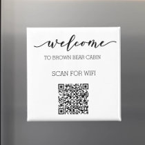 STR Guide QR Code Information WIFI Rental  Magnet