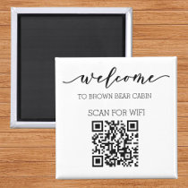 STR Guide QR Code Information WIFI Rental   Magnet