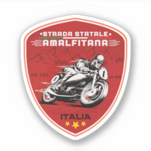  Strada statale 163 Amalfitana italian apls gifts Sticker